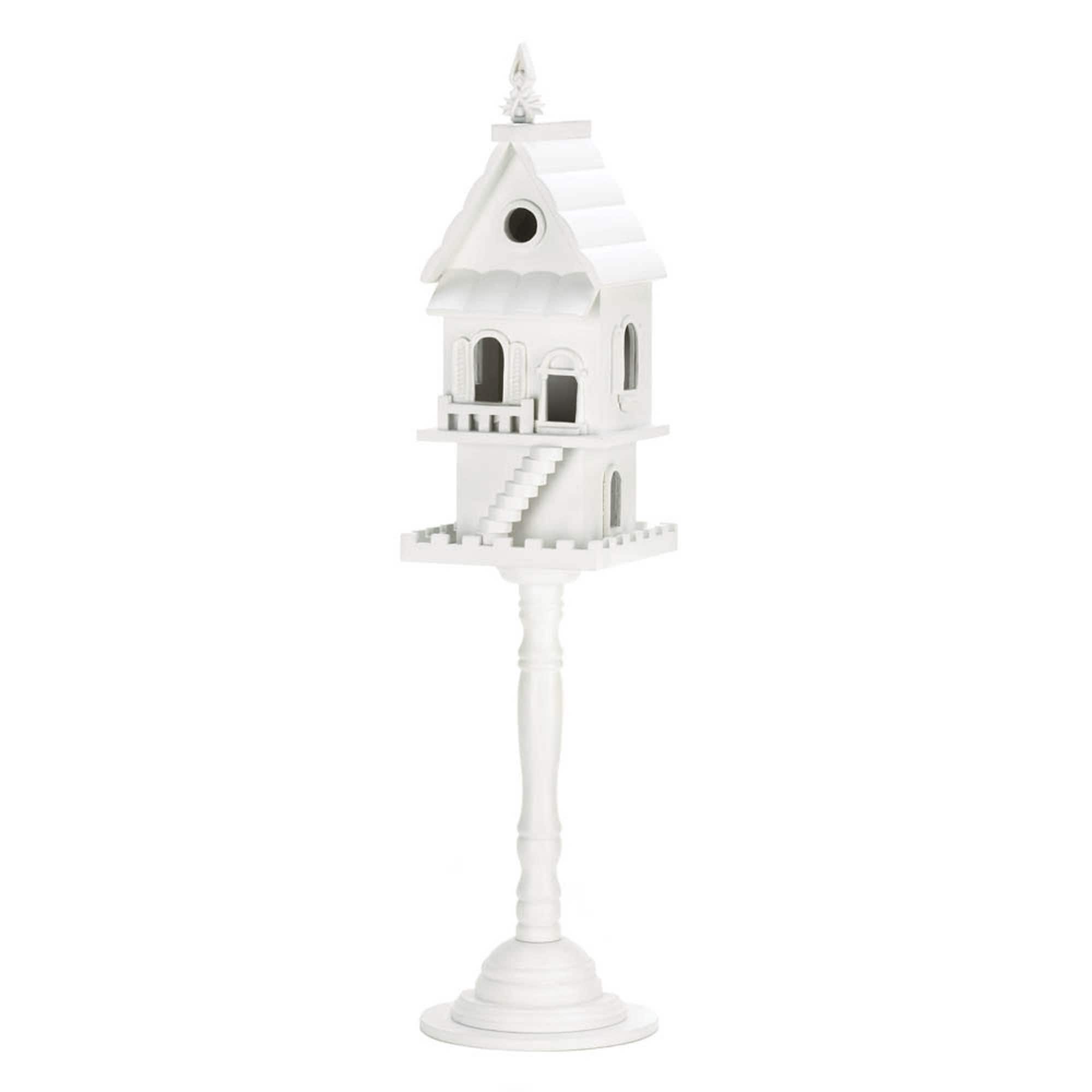 27'' Two Story Pedestal Birdhouse